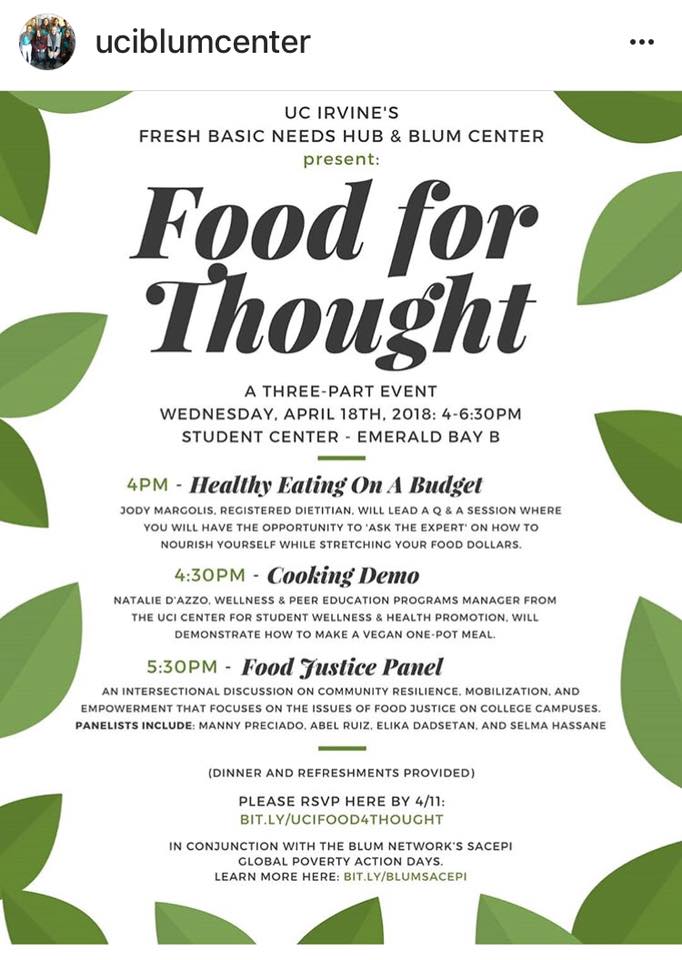 food for thought flyer