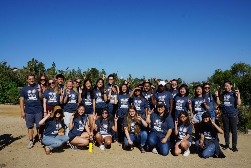 group photo of students participating in sisl 18 event